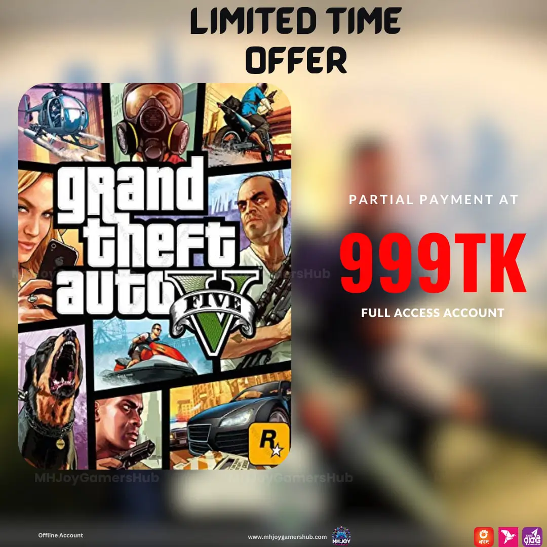 Grand Theft Auto V Enhanced- GTA V (Steam) - Bangladesh