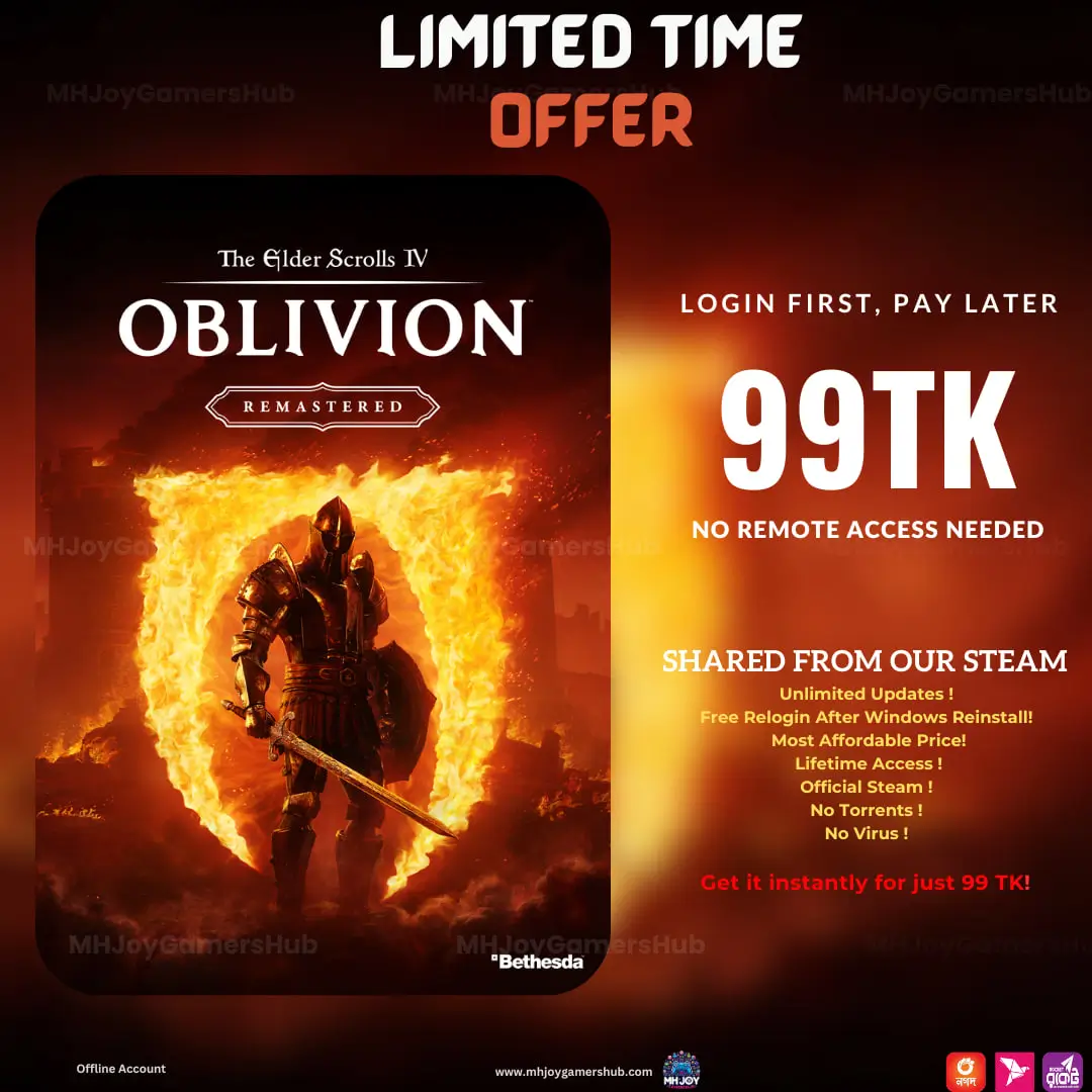 The Elder Scrolls IV: Oblivion Remastered - (Shared Account)